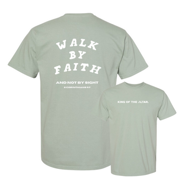 Walk By Faith Heavyweight Tee