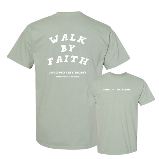 Walk By Faith Heavyweight Tee