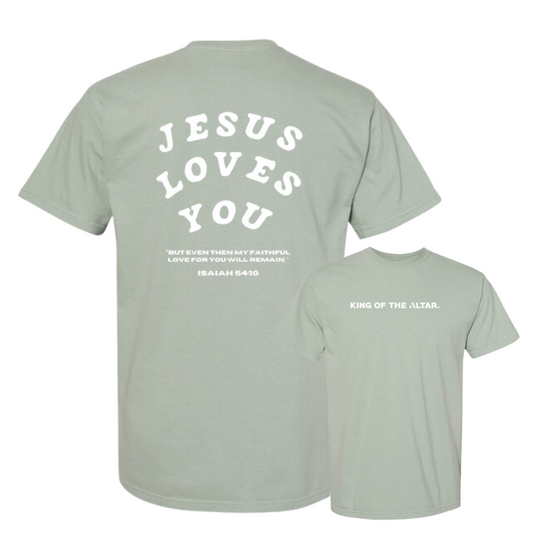 Jesus Loves You Heavyweight Tee