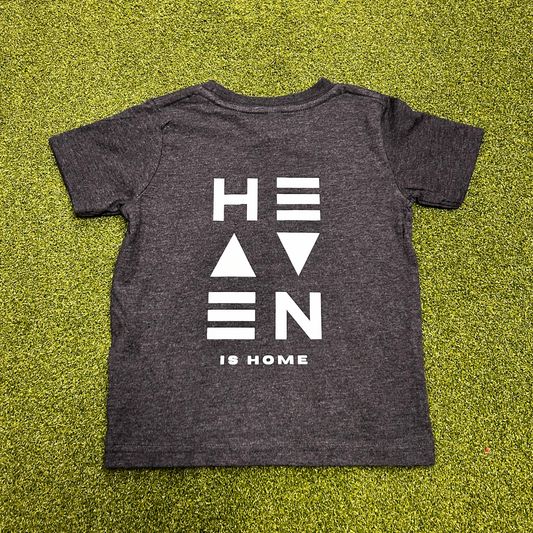 Heaven Is Home Toddler Shirt - Smoke Grey