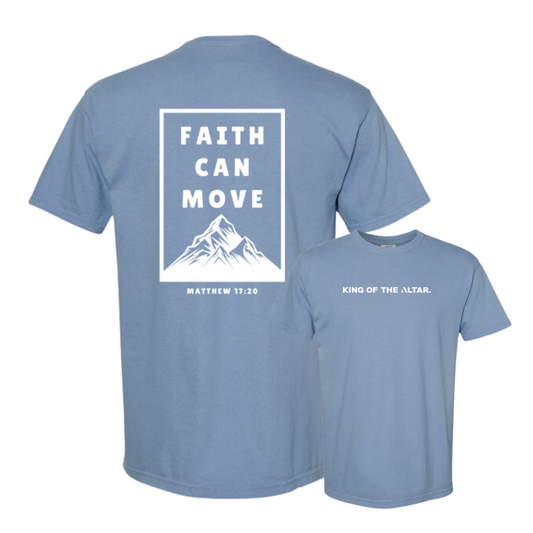 Faith Can Move Mountains Heavyweight Tee