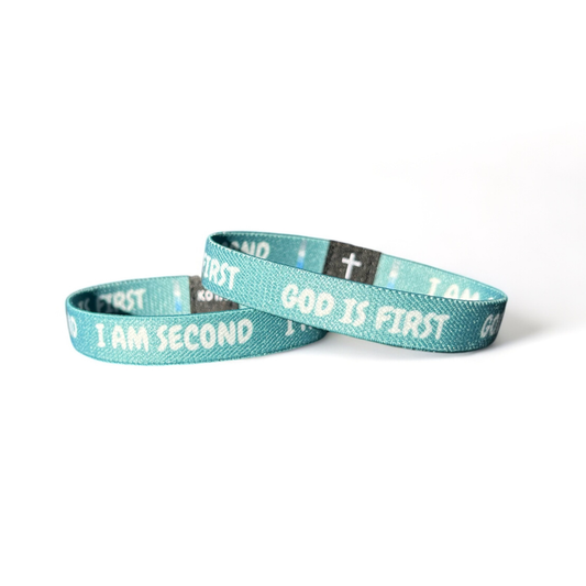 GOD IS FIRST - Reversible Wristband